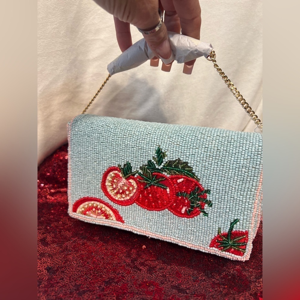 🍅MADE IN INDIA BEAUTIFUL VIRAL Handmade
Tomato Beaded Sling Bag-NWT🍅 - Picture 15 of 15